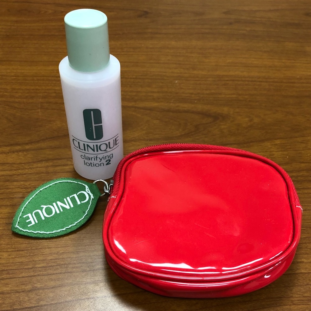Clinique Bundle Clarifying Lotion & Apple Pouch